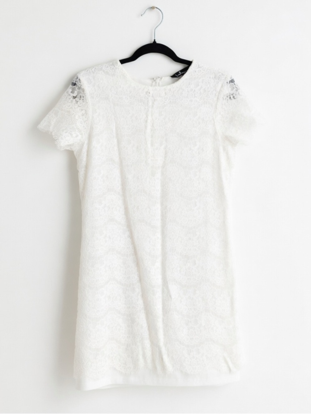 Lulu's White Lace Mini Dress
